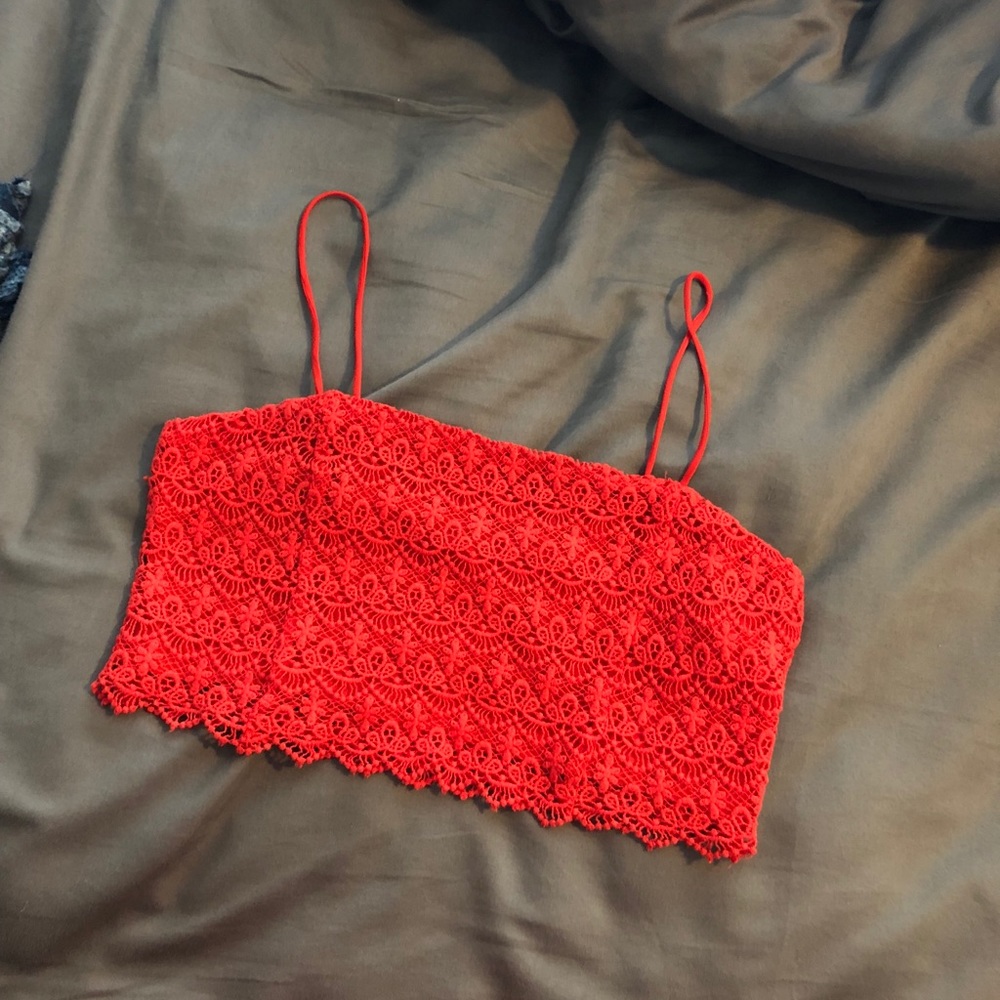 Zara crochet crop top